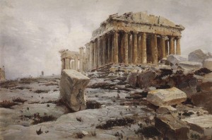 Василий Дмитриевич Поленов – Парфенон. Храм Афины-Парфенос. 1881-1882 г.г.